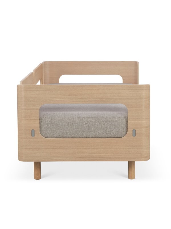Sofa beds, ON2 Wood sofa bed, soap waxed oak - beige Diamonds 289, Beige Sofa beds, ON2 Wood sofa bed, soap waxed oak - beige Diamonds 289, Beige