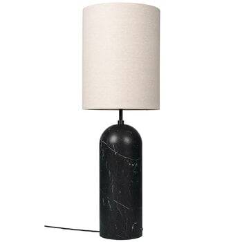 Floor lamps, Gravity XL floor lamp, high, black marble - canvas, Black Floor lamps, Gravity XL floor lamp, high, black marble - canvas, Black