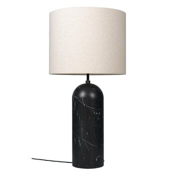 Floor lamps, Gravity XL floor lamp, low, black marble - canvas, Black Floor lamps, Gravity XL floor lamp, low, black marble - canvas, Black