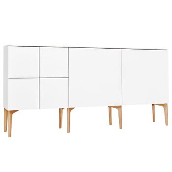 Sideboards & dressers, Fuuga sideboard, 192 cm, white - oak, White Sideboards & dressers, Fuuga sideboard, 192 cm, white - oak, White
