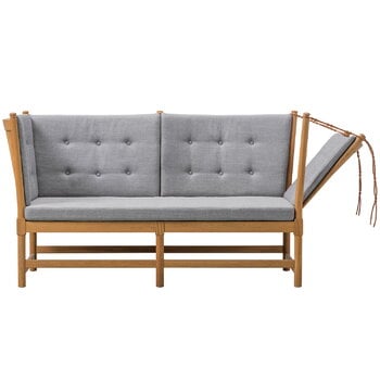 Sofas, Spoke-Back sofa, oak - Fiord 391, Gray Sofas, Spoke-Back sofa, oak - Fiord 391, Gray