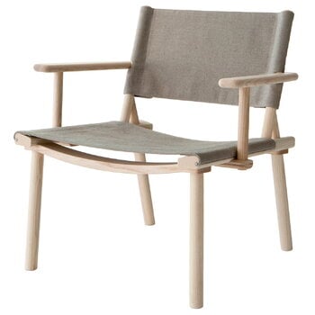 Armchairs & lounge chairs, December Lounge chair, ash - linen canvas, Natural Armchairs & lounge chairs, December Lounge chair, ash - linen canvas, Natural