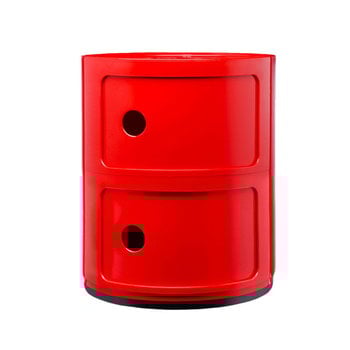 Storage units, Componibili storage unit, 2 modules, red, Red Storage units, Componibili storage unit, 2 modules, red, Red