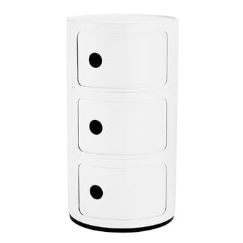 Storage units, Componibili Recycled storage unit, 3 modules, matt white, White Storage units, Componibili Recycled storage unit, 3 modules, matt white, White