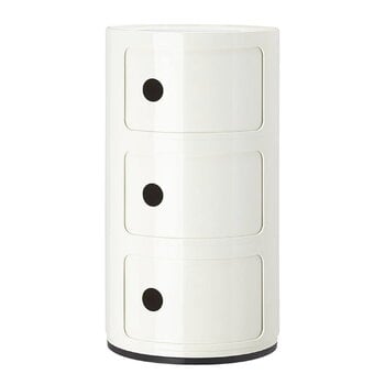 Storage units, Componibili storage unit, 3 modules, white, White Storage units, Componibili storage unit, 3 modules, white, White