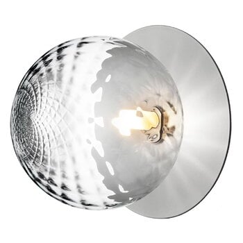Wall lamps, Liila 1 wall/ceiling lamp, large, silver - optic clear, Silver Wall lamps, Liila 1 wall/ceiling lamp, large, silver - optic clear, Silver