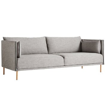 Sofas, Silhouette sofa 3-seater, Ruskin 33/Sense black - oiled oak, Beige Sofas, Silhouette sofa 3-seater, Ruskin 33/Sense black - oiled oak, Beige