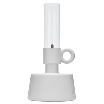 Floor lamps, Flamtastique XL outdoor oil lamp, light grey, Gray Floor lamps, Flamtastique XL outdoor oil lamp, light grey, Gray