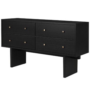 Sideboards & dressers, Private sideboard, black / brown stained oak, Black Sideboards & dressers, Private sideboard, black / brown stained oak, Black