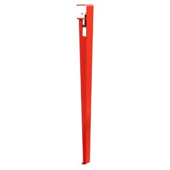 Dining tables, Table and desk leg 75 cm, 1 piece, terracotta red, Red