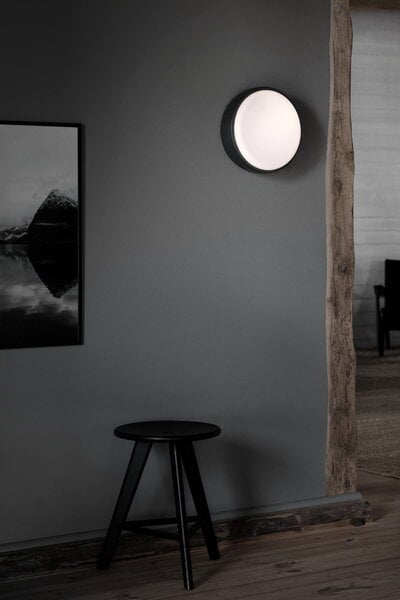 Flush ceiling lights, Over Me wall/ceiling lamp, 30 cm, black matt, Black Flush ceiling lights, Over Me wall/ceiling lamp, 30 cm, black matt, Black