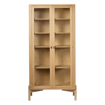 Cabinets, A90 Boderne display case, 178 cm, lacquered oak, Natural Cabinets, A90 Boderne display case, 178 cm, lacquered oak, Natural