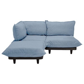 Outdoor sofas, Paletti sofa, 3 modules, left, storm blue, Light blue Outdoor sofas, Paletti sofa, 3 modules, left, storm blue, Light blue