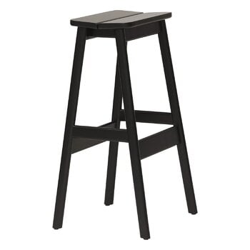 Bar stools & chairs, Angle bar stool, 75 cm, black stained beech, Black Bar stools & chairs, Angle bar stool, 75 cm, black stained beech, Black