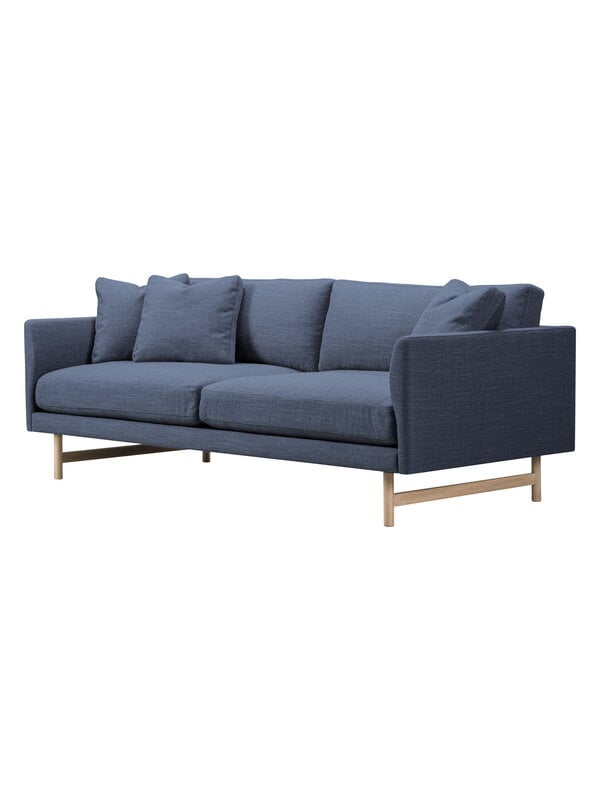 Sofas, Calmo sofa 95, 2-seater, lacquered oak - Sunniva 783, Gray Sofas, Calmo sofa 95, 2-seater, lacquered oak - Sunniva 783, Gray