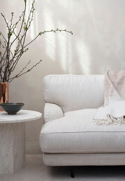 Sofas, Flaneur 3-seater sofa, antique brass - Indianskop 15, White Sofas, Flaneur 3-seater sofa, antique brass - Indianskop 15, White