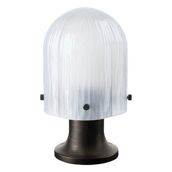 Exterior lamps, Seine portable lamp, antique brass - white, White