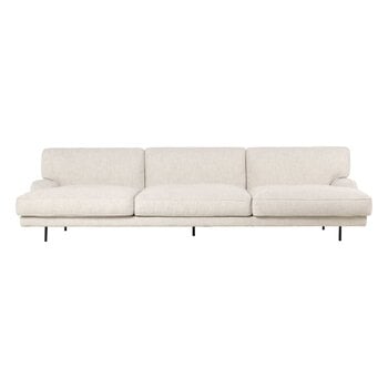 Sofas, Flaneur 3-seater sofa, antique brass - Indianskop 15, White Sofas, Flaneur 3-seater sofa, antique brass - Indianskop 15, White