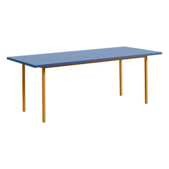 Dining tables, Two-Colour table, 200 x 90 cm, ochre - blue, Yellow Dining tables, Two-Colour table, 200 x 90 cm, ochre - blue, Yellow