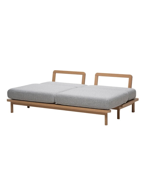 Sofa beds, Hetki sofa bed, oak base - grey Muru 470, Gray Sofa beds, Hetki sofa bed, oak base - grey Muru 470, Gray