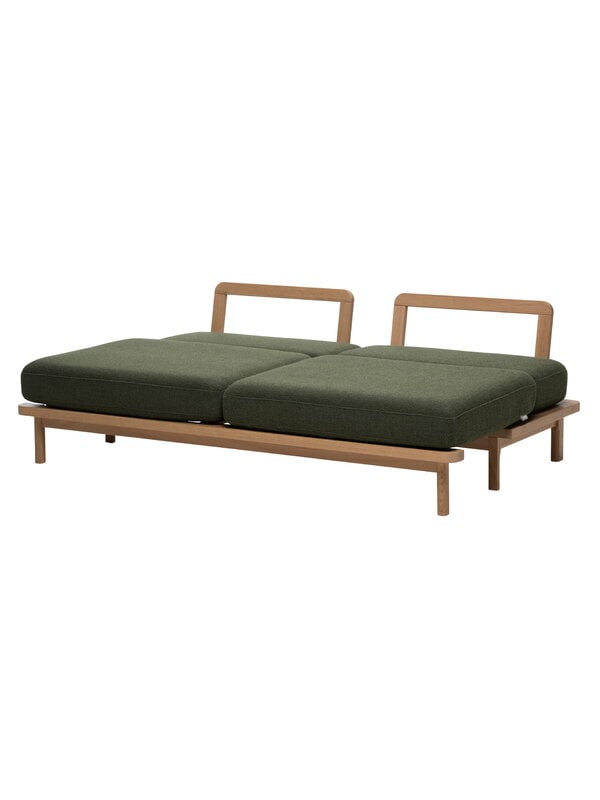Sofa beds, Hetki sofa bed, oak base - green Muru 482, Natural Sofa beds, Hetki sofa bed, oak base - green Muru 482, Natural