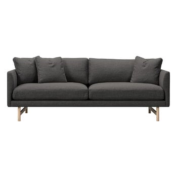 Sofas, Calmo sofa 95, 2-seater, lacquered oak - Sunniva 173, Gray Sofas, Calmo sofa 95, 2-seater, lacquered oak - Sunniva 173, Gray