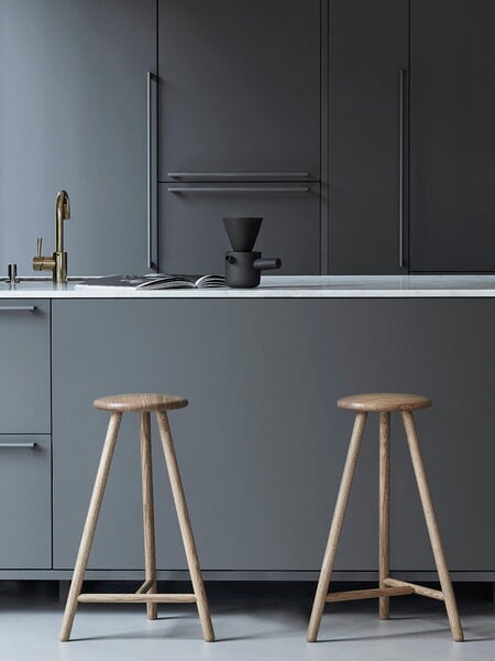 Bar stools & chairs, Perch bar stool 75 cm, oak, Natural