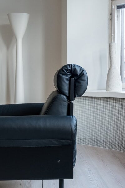 Armchairs & lounge chairs, Ateljee neck support, black leather, Black Armchairs & lounge chairs, Ateljee neck support, black leather, Black