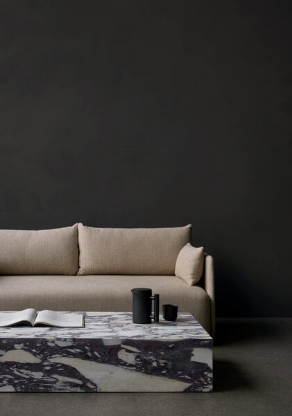 Sofas, Offset 3-seater sofa with loose cover, wheat, Brown Sofas, Offset 3-seater sofa with loose cover, wheat, Brown