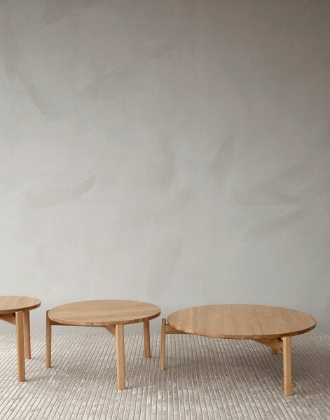 Coffee tables, Passage lounge table, 90 cm, oak, Natural Coffee tables, Passage lounge table, 90 cm, oak, Natural