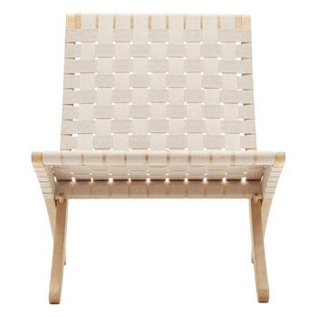 Armchairs & lounge chairs, MG501 Cuba lounge chair, oiled oak - natural webbing, Natural Armchairs & lounge chairs, MG501 Cuba lounge chair, oiled oak - natural webbing, Natural