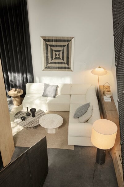 Floor lamps, Gravity XL floor lamp, low, black marble - canvas, Black Floor lamps, Gravity XL floor lamp, low, black marble - canvas, Black