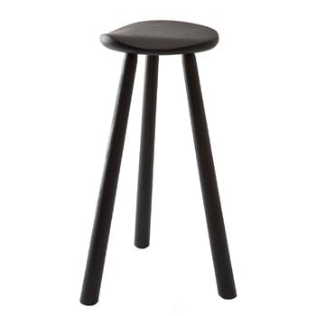 Bar stools & chairs, Classic stool, 64 cm, black stained birch - black stained ash, Natural Bar stools & chairs, Classic stool, 64 cm, black stained birch - black stained ash, Natural