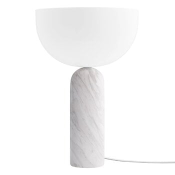 Lighting, Kizu table lamp, large, white marble, White Lighting, Kizu table lamp, large, white marble, White
