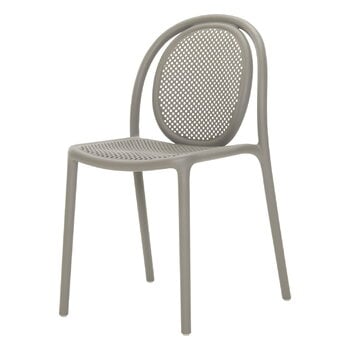 Patio chairs, Remind 3730r chair, recycled plastic, grey, Gray Patio chairs, Remind 3730r chair, recycled plastic, grey, Gray