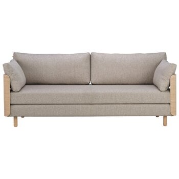 Sofa beds, ON2 Wood sofa bed, soap waxed oak - beige Diamonds 289, Beige Sofa beds, ON2 Wood sofa bed, soap waxed oak - beige Diamonds 289, Beige