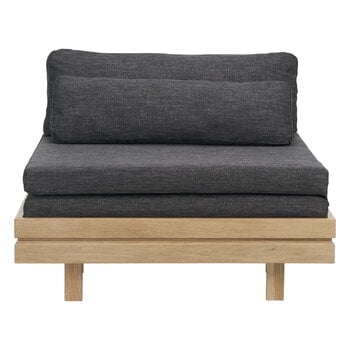 Armchairs & lounge chairs, Day&Night chair bed, oak - grey Hopper 67, Gray Armchairs & lounge chairs, Day&Night chair bed, oak - grey Hopper 67, Gray