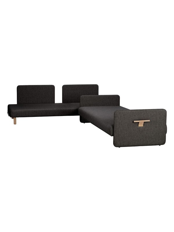 Sofa beds, ON2 Fabric sofa bed, dark grey Diamonds 007, Gray Sofa beds, ON2 Fabric sofa bed, dark grey Diamonds 007, Gray