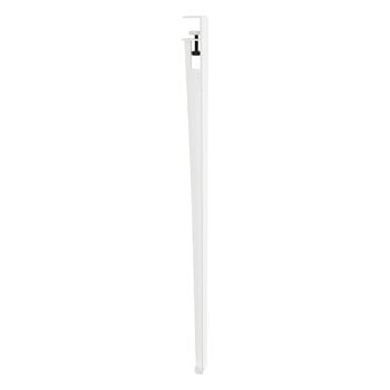 Dining tables, Bar table leg 110 cm, 1 piece, cloudy white, White