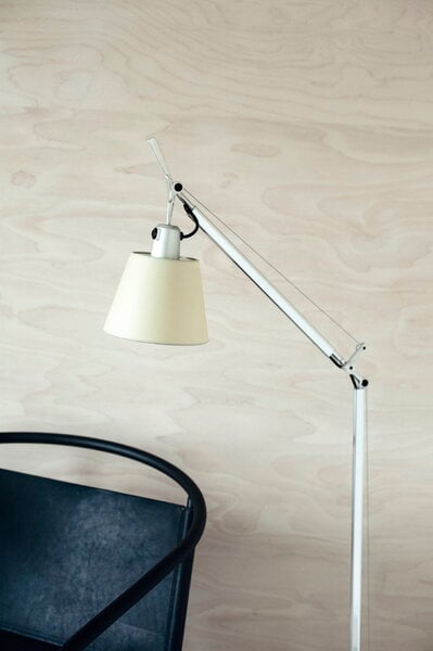 Floor lamps, Tolomeo Basculante Lettura floor lamp, parchment diffuser, Silver Floor lamps, Tolomeo Basculante Lettura floor lamp, parchment diffuser, Silver