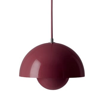 Pendant lamps, Flowerpot VP1 pendant, dark plum, Purple