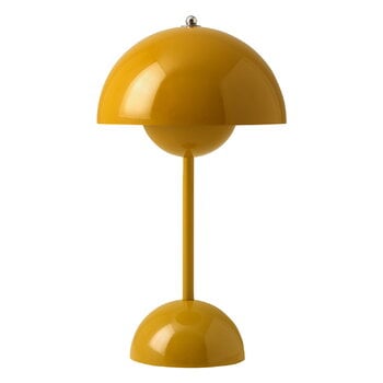 Lighting, Flowerpot VP9 portable table lamp, mustard, Yellow Lighting, Flowerpot VP9 portable table lamp, mustard, Yellow