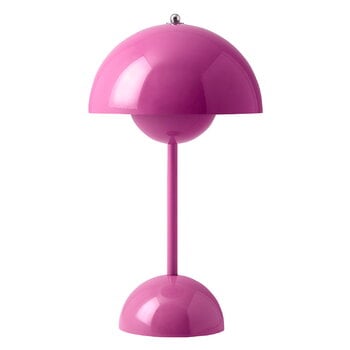 Lighting, Flowerpot VP9 portable table lamp, tangy pink, Pink Lighting, Flowerpot VP9 portable table lamp, tangy pink, Pink