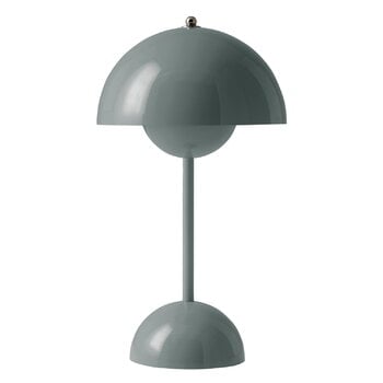 Lighting, Flowerpot VP9 portable table lamp, stone blue, Light blue Lighting, Flowerpot VP9 portable table lamp, stone blue, Light blue